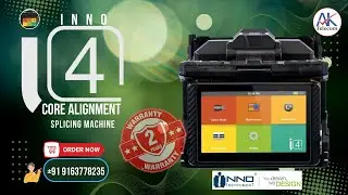 INNO I4 SPLICING MACHINE II INNO II AK TELECOM #opticalfiber #opticalfiber #ftth #splicingmachine