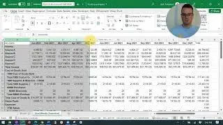 Excel Revenue Goal Tracker; Basic Creation from QuickBooks Online