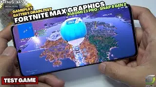 Xiaomi 13 Pro test game Fortnite Max Graphics