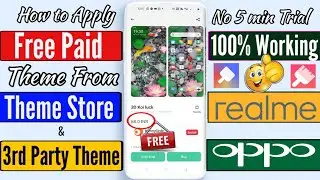 How to Use Paid Theme Free in Realme & Oppo Theme Store | Realme & Oppo Best Theme Free