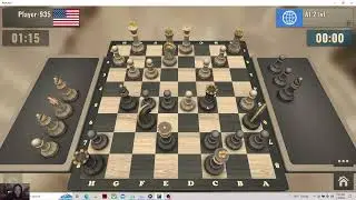 Chess ASMR | Against computer AI 2lvl | ASMR