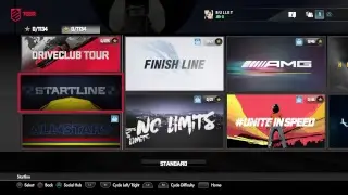 Playing Drive Club on PS4