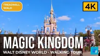 Take a Virtual Walk at Disney World's Magic Kingdom [Treadmill Workout Scenery and Virtual Tour]