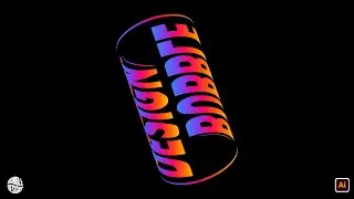 Warp Text To 3D Shapes in Adobe Illustrator