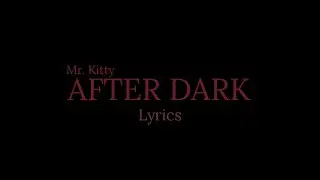 Mr. Kitty - After Dark (lyrics)