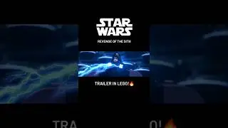 STAR WARS: Revenge of the Sith TRAILER in LEGO!🔥 #starwars #shorts #lego
