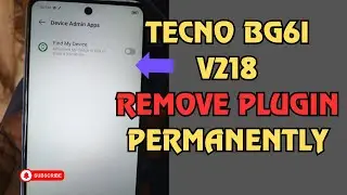Tecno BG6i V218 Plugin Removed Permanently💯✅️✅️ #pandora #plugins