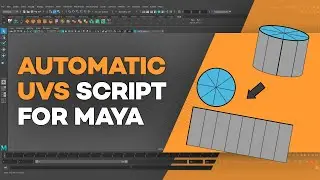 Automatic UVs Script using Hard Edges in Maya