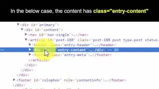Identifying simple CSS selectors from a web page