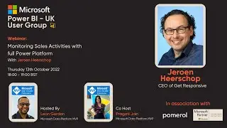 Monitoring Sales Activities with full Power Platform With Jeroen Heerschop