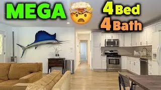 MEGA 4 Bed 4 Bath Mobile Home Tour! | Calabasas Village 118