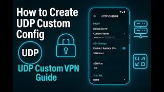 How to Create UDP Custom Config on HTTP Custom VPN | Step-by-Step Guide 2025