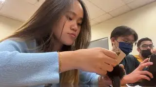 DOING ASMR IN CLASS ( public asmr )