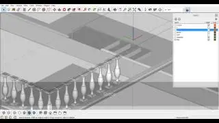 Моделирование дома в скетчапе House modeling in SketchUP part5