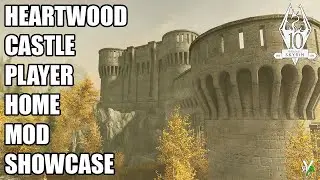 Xbox Skyrim AE: HEARTWOOD CASTLE Player Home Mod Showcase