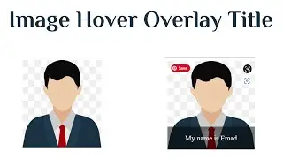10- HTML CSS Image Hover Overlay Title