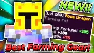 NEW Farming Dragon Pet And Best Farming Armor!! Greenhouse Alpha | Hypixel SkyBlock Update