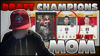 NHL 17 - Draft Champions w/ MY MOM!