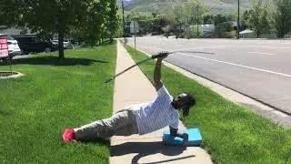 Try this Side Plank Exercise with the Bodyblade Kit