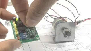 Tiny Low Voltaqge DC Motor Speed and Direction Controller, L293D, NE555