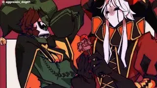 Pierrot VS Harlequin!?  || The Freak Circus || cr - @aggressiv_dog1