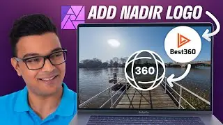 How To Add Your Own Nadir Logo To 360 Photo | Affinity Photo Tutorial