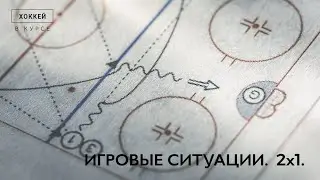 Тактика 2. Игровая ситуация 2х1.