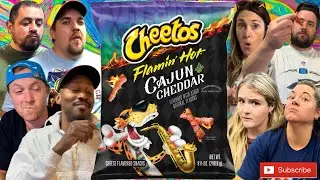 Cheetos - Flamin' Hot - Cajun Cheddar - TASTE TEST!