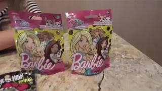 Распаковка. Сюрпризы в стаканчиках "Вкусно мама". Барби Петс. Barbie Pets. Монстр Хай.