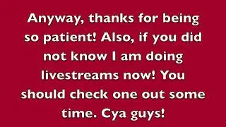 I got sick!