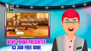 Animación de escena y Presentador de noticias