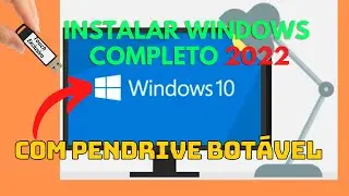 SAIBA COMO INSTALAR O WINDOWS 10 NO COMPUTADOR (FORMATAR O PC) FÁCIL E RÁPIDO! COM PENDRIVE Parte 1