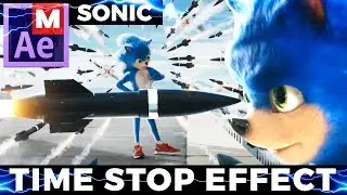 Sonic Time Stop Missile Effect - After Effects Tutorial