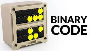 BINARY CODE - Flip Dot Clock