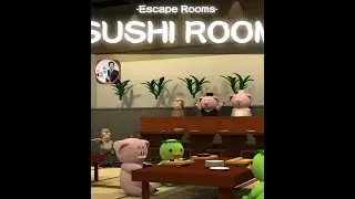 Escape Game Sushi Room【Ryohei Narita / NAKAYUBI】 ( 攻略 /Walkthrough / 脫出)
