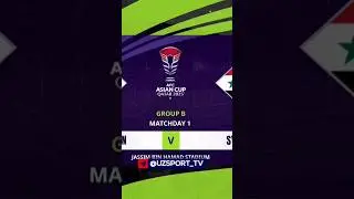 Uzbekiston vs Suriya live Qatar 2024 Qatar 2023 #asiacup2023 #asiacup2024