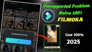 Unsupported format Filmora || 1minute me solve kare Unsupported format problem 