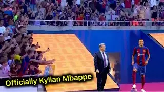 Officiall Kylian Mbappe Welcome To FC Barcelona