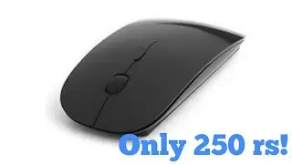 Terabyte Wireless Mouse - Unboxing and Review||Hindi||Slim elegant cheap wireless mouse in 250 rs||