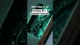 Cinema 4D + Redshift tutorial on display like materials ❤️🙌