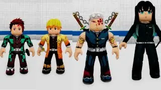 COMO HACER a  TODOS los PERSONAJES 😱 de ( DEMON SLAYER ) en BROOKHAVEN 🏡 RP ROBLOX