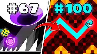 I Survived 100 Demons in Geometry Dash!
