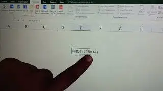 NOT function in excel | How to use NOT formula in Excel in Hindi