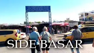 ANTALYA SiDE BAZAAR Heute. Side Samstag markt stadt.Türkei 2 November 2024 #sideturkey  #bazaar