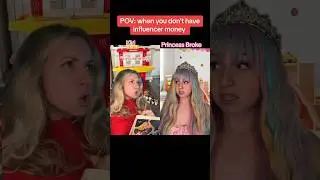 POV: when you don’t have influencer money 