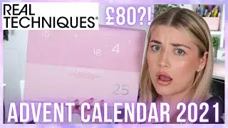 £80?! REAL TECHNIQUES ADVENT CALENDAR UNBOXING 2021! | Luce Stephenson