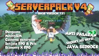SERVER SIAP PAKAI MINECRAFT BEDROCK & JAVA | SUDAH SUPPORT VERSI TERBARU!!! SEMUA VERSI!!!!!!