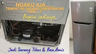 Cara membersihkan ruang mesin dan air pembuangan kulkas