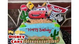 KUE ULANGTAHUN CARS MC QUEEN || Low budget dan mudah untuk pemula