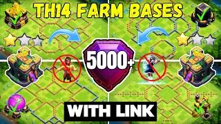 Th14 💰Top 20💰 Best Farming Bases With Links || Th14 Farming And Pushing Bases With Copy Link || 2024